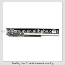 Landing door 2-panel telescopic opening,elevator door operator